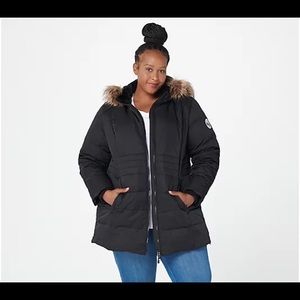 Arctic Expedition Quilted with Removable Faux Fur Hood